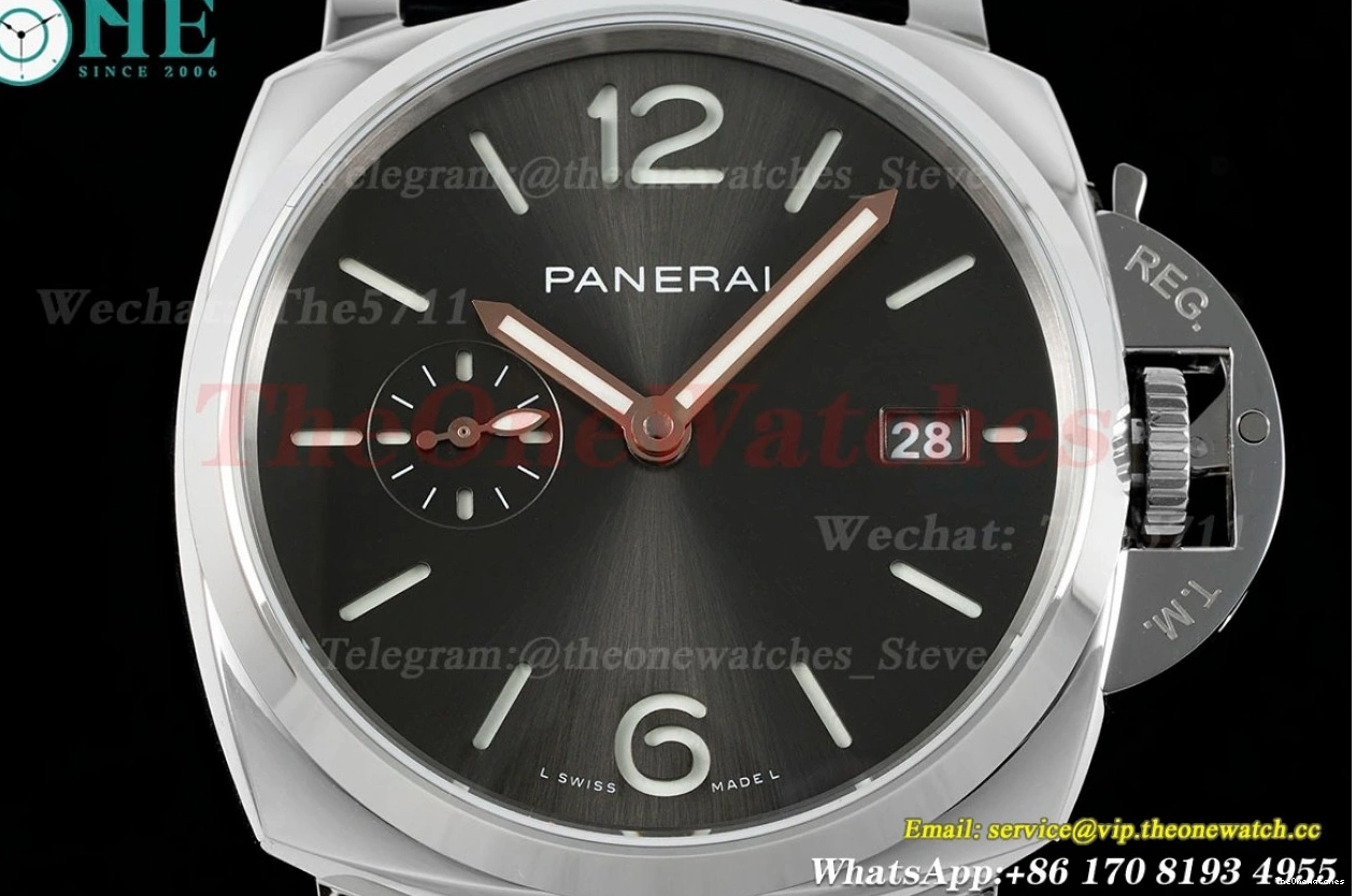 PAM1250 Grey Luminor LE P900 Dial Due VSF 42mm SS 1225